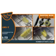  Clear Prop Accessories AMX-T double-sided painting mask for Italeri kits 1:72 (CPA72142)