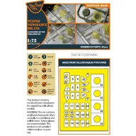   Clear Prop Accessories Vultee Vengeance Mk.I/IA painting mask for Dora Wings kit 1:72 (CPA72143)