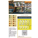 Clear Prop Accessories M1114 Up-armored HMMWV Frag 5 W/GPK Turren painting mask for T-Model kit 1:72 (CPA72145)