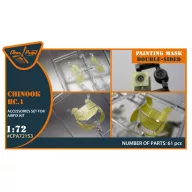  Clear Prop Accessories Chinook HC.1 double-sided painting mask for Airfix kit 1:72 (CPA72153)