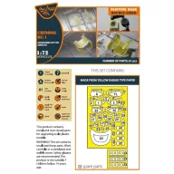   Clear Prop Accessories Chinook HC.1 double-sided painting mask for Airfix kit 1:72 (CPA72153)