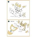 Clear Prop Accessories Chinook HC.1 double-sided painting mask for Airfix kit 1:72 (CPA72153)