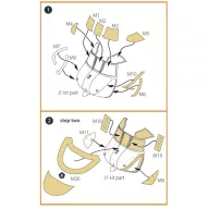   Clear Prop Accessories Chinook HC.1 double-sided painting mask for Airfix kit 1:72 (CPA72153)