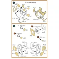   Clear Prop Accessories Chinook HC.1 double-sided painting mask for Airfix kit 1:72 (CPA72153)