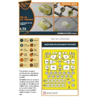   Clear Prop Accessories CH-46 painting mask for Fujimi kits 1:72 (CPA72156)