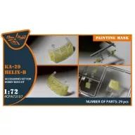   Clear Prop Accessories Ka-29 Helix-B painting mask for Hobby Boss kits 1:72 (CPA72157)