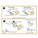 Clear Prop Accessories Ka-29 Helix-B painting mask for Hobby Boss kits 1:72 (CPA72157)