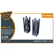   Clear Prop Accessories ORO-57K used on the following airplanes: MiG-19S/P, MiG-15bis/Sh, MiG-17AS, MiG-21F/F13/PF, Su-7/Su-7B/BMK/BKL 1:72 (CPA72171)