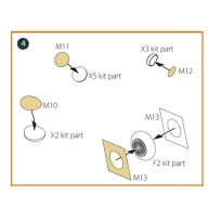   Clear Prop Accessories MiG-19P/PM/J-6A/J-6B painting mask for CP kits 1:72 (CPA72173)