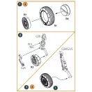 Clear Prop Accessories MiG-19 wheel set for CP kits 1:72 (CPA72175)