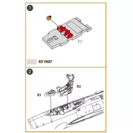   Clear Prop Accessories MiG-19 Ejection seat and instrument panel cover for CP kits 1:72 (CPA72176)