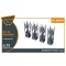 Clear Prop Accessories RS-2U/US (4pcs) used on the following airplanes: MiG-19PM/PML, MiG-21PF/PFM, Su-9 1:72 (CPA72177)