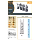 Clear Prop Accessories RS-2U/US (4pcs) used on the following airplanes: MiG-19PM/PML, MiG-21PF/PFM, Su-9 1:72 (CPA72177)