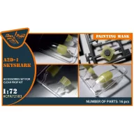   Clear Prop Accessories A2D-1 Skyshark painting mask for CP kits 1:72 (CPA72183)