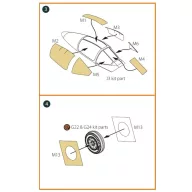   Clear Prop Accessories A2D-1 Skyshark painting mask for CP kits 1:72 (CPA72183)