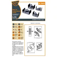   Clear Prop Accessories MiG-19 undercarriage covers for CP kits 1:72 (CPA72188)