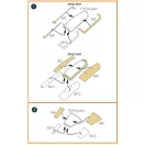 Clear Prop Accessories Bat HAWK T.1 double-sided painting mask for REVELL kit 1:72 (CPA72193)