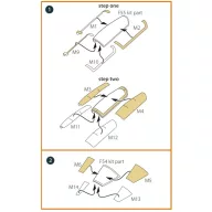   Clear Prop Accessories Bat HAWK T.1 double-sided painting mask for REVELL kit 1:72 (CPA72193)