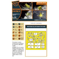   Clear Prop Accessories Meteor F.8/FR.9 double-sided painting mask for Airfix kit 1:72 (CPA72195)
