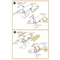   Clear Prop Accessories Meteor F.8/FR.9 double-sided painting mask for Airfix kit 1:72 (CPA72195)