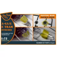   Clear Prop Accessories A-6A/E/E Tram Intruder double-sided painting mask for Trumpeter kit 1:72 (CPA72197)