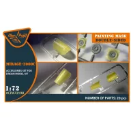   Clear Prop Accessories Mirage-2000C double-sided painting mask for Dream Model kits 1:72 (CPA72198)