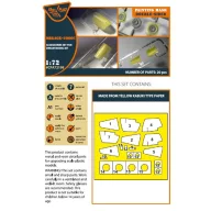   Clear Prop Accessories Mirage-2000C double-sided painting mask for Dream Model kits 1:72 (CPA72198)
