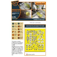   Clear Prop Accessories Mosquito B.XVI/PRXVI double-sided painting mask for Airfix kit 1:72 (CPA72199)