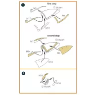   Clear Prop Accessories A-10 A/C double-sided painting mask for GWH kit 1:72 (CPA72200)