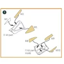 Clear Prop Accessories A-10 A/C double-sided painting mask for GWH kit 1:72 (CPA72200)