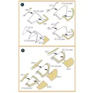 Clear Prop Accessories Mirage 2000B/N double-sided painting mask for Modelsvit kit 1:72 (CPA72201)