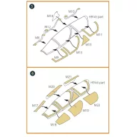   Clear Prop Accessories Mirage 2000B/N double-sided painting mask for Modelsvit kit 1:72 (CPA72201)