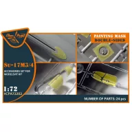   Clear Prop Accessories Su-17M3/4 double-sided painting mask for Modelsvit kit 1:72 (CPA72202)