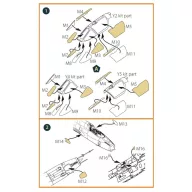   Clear Prop Accessories Su-17M3/4 double-sided painting mask for Modelsvit kit 1:72 (CPA72202)