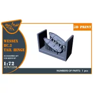   Clear Prop Accessories Wessex HC.2 Tail hinge for Airfix kit 1:72 (CPA72208)