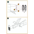Clear Prop Accessories Wessex HC.2 Tail hinge for Airfix kit 1:72 (CPA72208)
