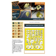   Clear Prop Accessories Wessex HC.2 double-sided painting mask for Airfix kit 1:72 (CPA72209)