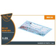   Clear Prop Accessories M142 Himars in Ukrainian Armed Forces decal set for Trumpeter, Foreart kits 1:35 (CPD35001)