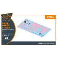   Clear Prop Accessories DH.88 Comet G-ACSR MacRobertson Trophy Air Race Decal for Mikromir kit 1:48 (CPD48004)