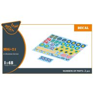   Clear Prop Accessories MiG-21 in Ukrainian Service 1:48 (CPD48005)