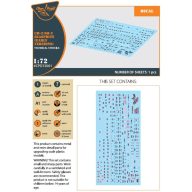   Clear Prop Accessories UH-2/SH-2 Seasprite (early version) technical stencils 1:72 (CPD72001)