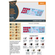   Clear Prop Accessories A5M2b Claude (early version) decal set for CP kit CP72006 1:72 (CPD72003)