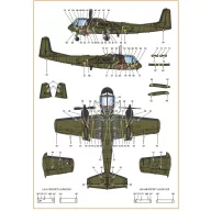   Clear Prop Accessories OV-1 A/JOV-1A Mohawk decal set 1:72 (CPD72006)