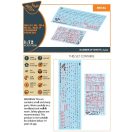 Clear Prop Accessories MiG-23ML, MLA, MLD, P, MLAE standard stencils for CP kits and other 1:72 (CPD72008)