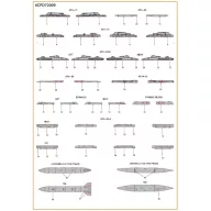   Clear Prop Accessories MiG-23ML, MLA, MLD, P, MLAE standard english stencils for CP kits and other 1:72 (CPD72009)