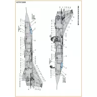   Clear Prop Accessories MiG-23ML, MLA, MLD, P, MLAE standard english stencils for CP kits and other 1:72 (CPD72009)