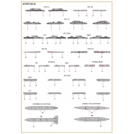   Clear Prop Accessories MiG-23ML, MLA standard stencils for grey paint schemes for CP kits and other 1:72 (CPD72010)