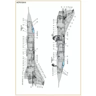   Clear Prop Accessories MiG-23ML, MLA standard stencils for grey paint schemes for CP kits and other 1:72 (CPD72010)