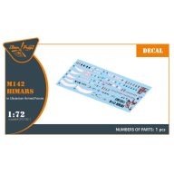   Clear Prop Accessories M142 Himars in Ukrainian Armed Forces decal set for Foreart, Meng, Dragon kits 1:72 (CPD72011)