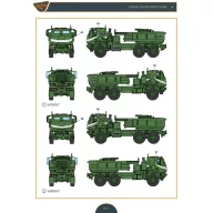   Clear Prop Accessories M142 Himars in Ukrainian Armed Forces decal set for Foreart, Meng, Dragon kits 1:72 (CPD72011)